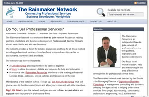 The Rainmaker Network Website